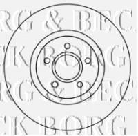 BORG & BECK bbd4454 -  Тормозной диск